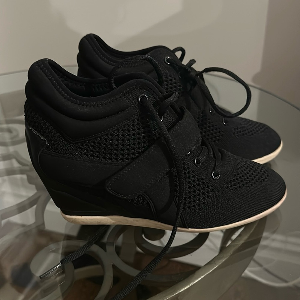 Ash size 38 black wedge sneakers